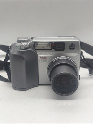 Olympus Digital Camera Camedia C-4000 Zoom 4.0MP Silver Tested