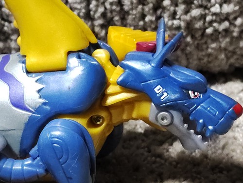 Figura de acción incompleta Bandai Digimon Digivolving Gabumon / Metalgarurumon - Imagen 6 de 12