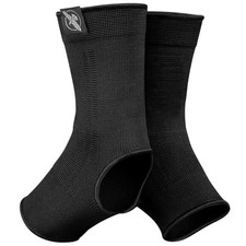 Hayabusa Ankle Supports, Black, Mixed Fabric, Pair of 2