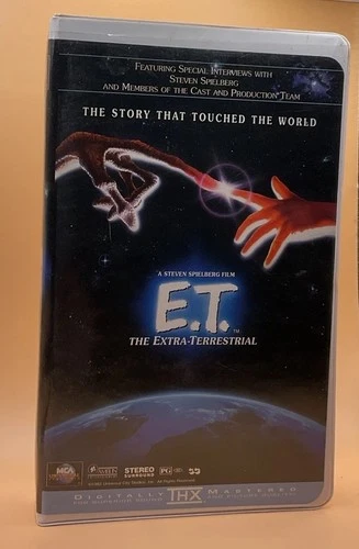 E.T. The Extra-Terrestrial VHS 1982, 1996 or 2002 Clamshell Acceptable-G