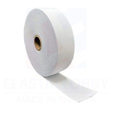 1.5" 38mm White Knitted Elastic - US Made
