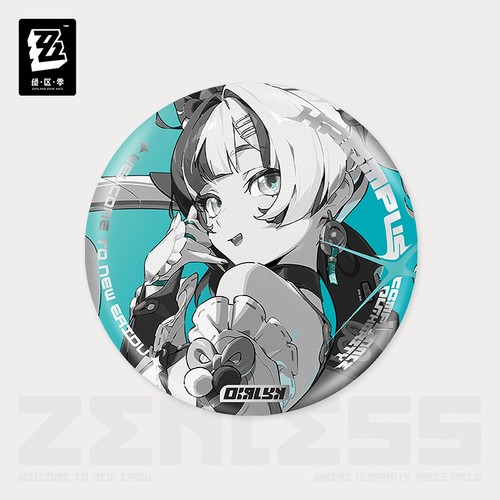 ZZZ miHoYo Zenless Zone Zero Dialyn Badge Cinema Pins KCA Official Goods Emblem - Picture 1 of 2