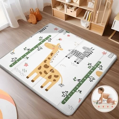 PIGLOG FOLDABLE BABY PLAY MAT 50X50 REVERSIBLE PORTABLE MAT FOR INFANTS GIRAFFE
Opens in a new windo