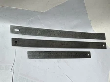 Lot of 3 VTG Westcott w/ Cork Backing  + Arthur  Gaebel +Gimars Stainless Rulers