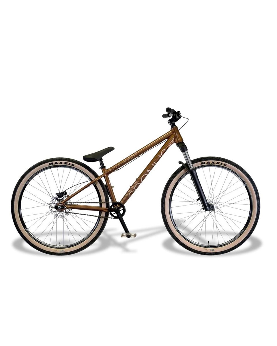 Free Agent Cronus 26” BMX Jump Bike Mud Brown 100mm Fork Shimano