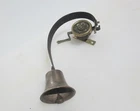 Victorian Servant Butler Bell Brass Butler Iron Crank Antique Vintage Old
