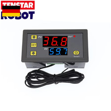 12V 24V 220V Thermostat Temperaturregler Regler Heizung Kühlung Steuerung 20A