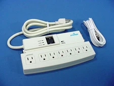 Leviton 4950-PSC 7-Outlet Commercial Surge Protector Power Strip Suppressor