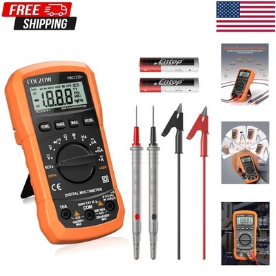 Compact Digital Multimeter - Accurate Voltage, Current, Resistance Measurements