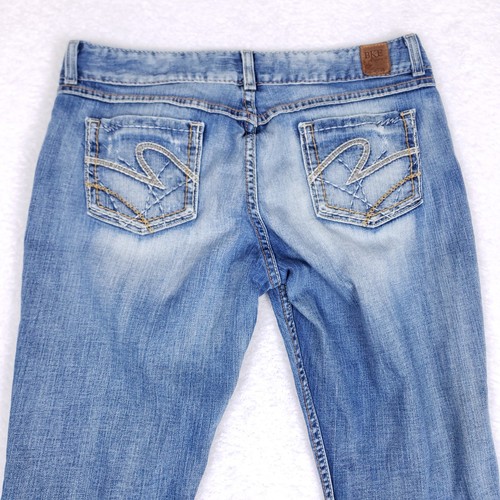 BKE Jeans Culture Boot Cut 33x33.5 Light Wash Western Revival Y2K Denim Grunge - Picture 11 of 12