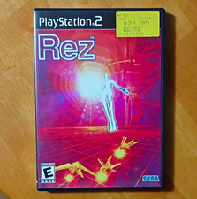SEGA Rez Sony PlayStation 2 PS2 Manual Included E NTSC-U/C Shooter