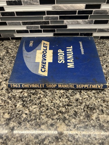 1963 Chevrolet Passenger Car Shop Manual Supplement - Picture 2 of 3