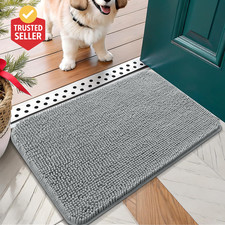 Dog Door Mat for Muddy Paws 24X16, Absorbs Moisture and Dirt, Absorbent Non-Slip