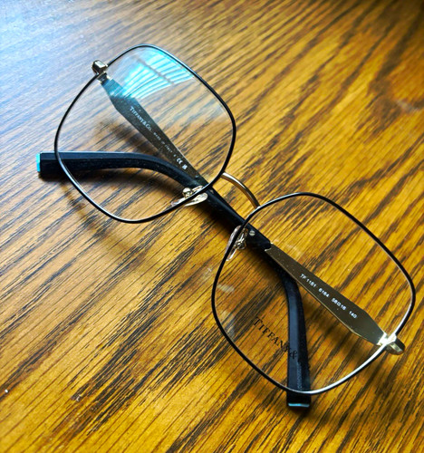 Tiffany & Co. TF 1157 Black Metal Full Rim Eyeglass Frames 56/18 140