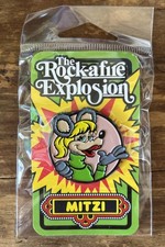 Showbiz Pizza Rock-afire Explosion Mitzi Mozzarella Enamel Pin Badge RARE ISH