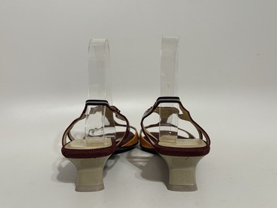 Vtg Prada c.SS2000 Patent Leather Sandal Heels 38.5 | eBay