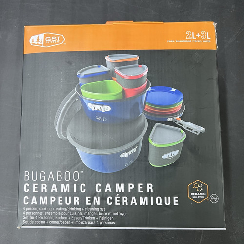 Brand New GSI Outdoors Bugaboo Camper Cookware Set for 2 to 4-Person