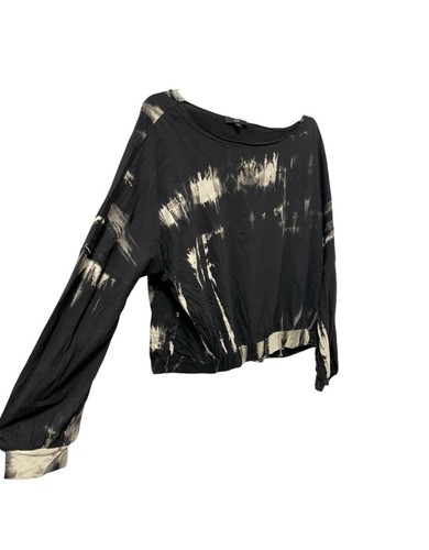 Hosen Set FATE Top & Jogginghose Marble Tie Dye schwarz weiß Gr. M Grunge Goth Emo - Bild 4 von 18