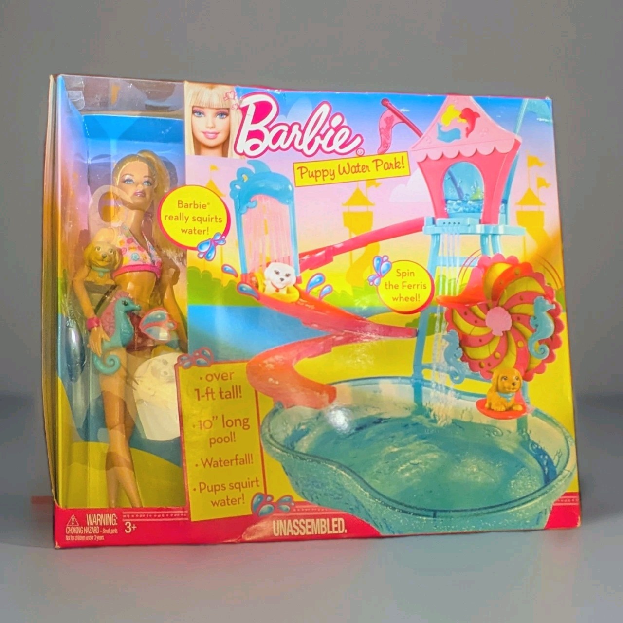 Puppy Water Park Playset 2011 Barbie Doll Set New In Box