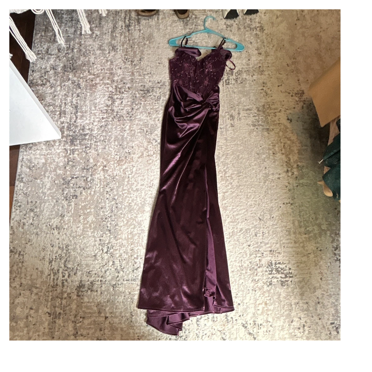 lularoe formal dresses LuLaRoe Red Lace Maxi Skirt – Tihane Statement Style main image 1