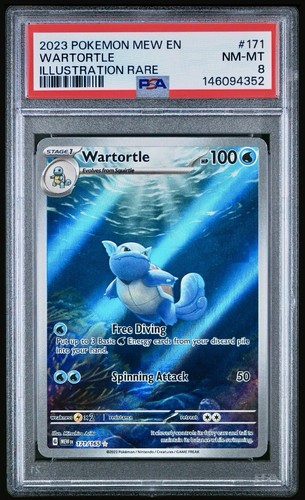 Wartortle graded PSA 8 for sale on eBay