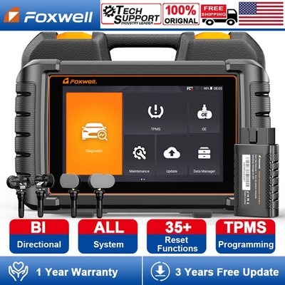 FOXWELL NT809TS Auto Bidirectional OBD2 Scanner TPMS Programming ABS Diagnostic
