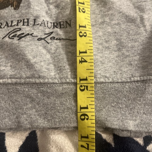 Polo Ralph Lauren Polo Bear Hoodie Sweatshirt Sz 5 cowboy - Picture 5 of 8