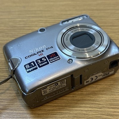 Nikon COOLPIX P4 VR 8.1mp Digital Camera 3.5x Opti Zoom