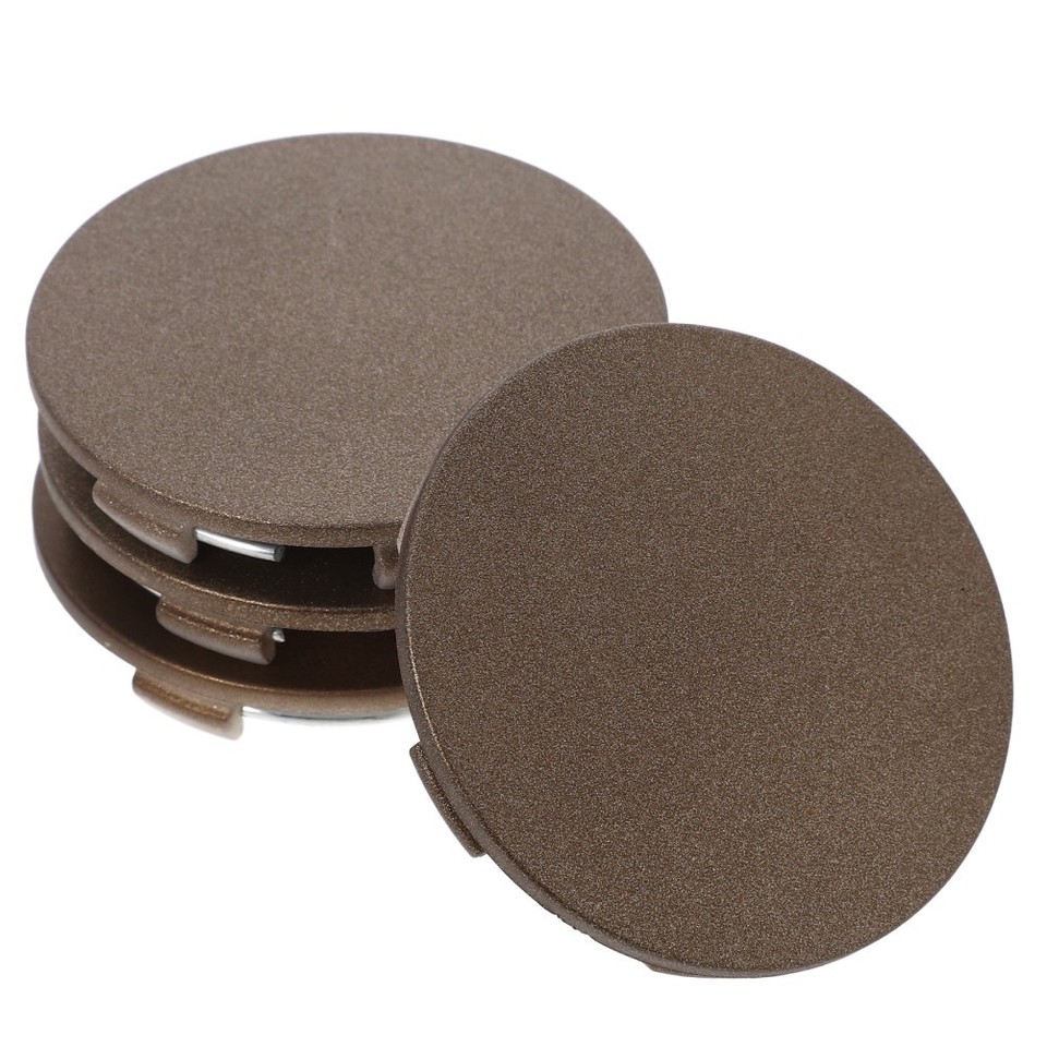 Durable ABS Plastic Car Hub Caps Coffee Color Tire Rim Hub Covers ...