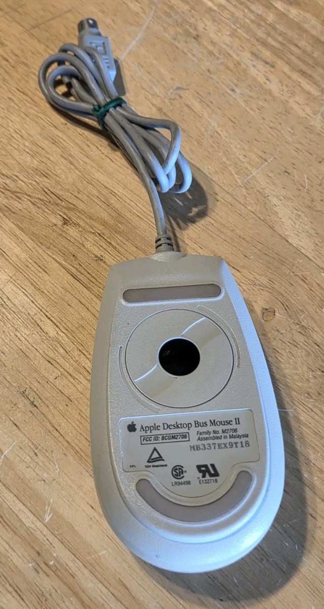 未使用 Apple Desktop Bus ADB Mouse I, II +α Apple Desktop Bus Mouse II ADB Beige for Macintosh Classic SE IIGS