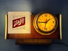 BEAUTIFUL Vintage 1965 Schlitz Beer Rotating Motion Barrel Lighted Clock Sign