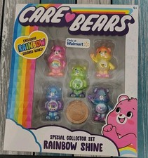 Care Bears Mini Figures Special Collector Set Rainbow Shine Read Description