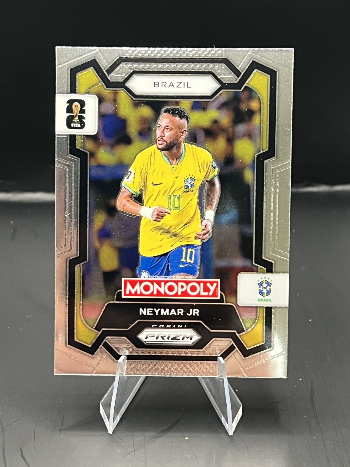 #15 Neymar Jr. 2026 Panini Prizm Monopoly FIFA World Cup Base Brazil