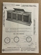 Vintage Sams Photofact Schematic 11-1967 WEATINGHOUSE CHASSIS V-2541-2,