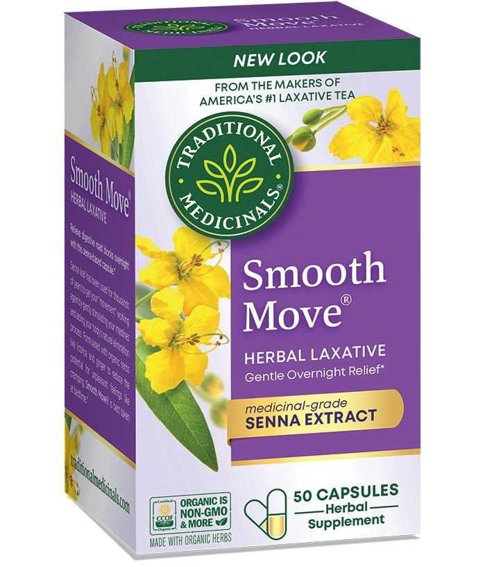 Traditional Medicinals Smooth Move Senna Caps 50 капсул