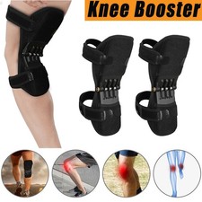 1/ 2Pcs Joint Support Brace Knee Pads Booster Lift Spring Force Stabilizer Legs