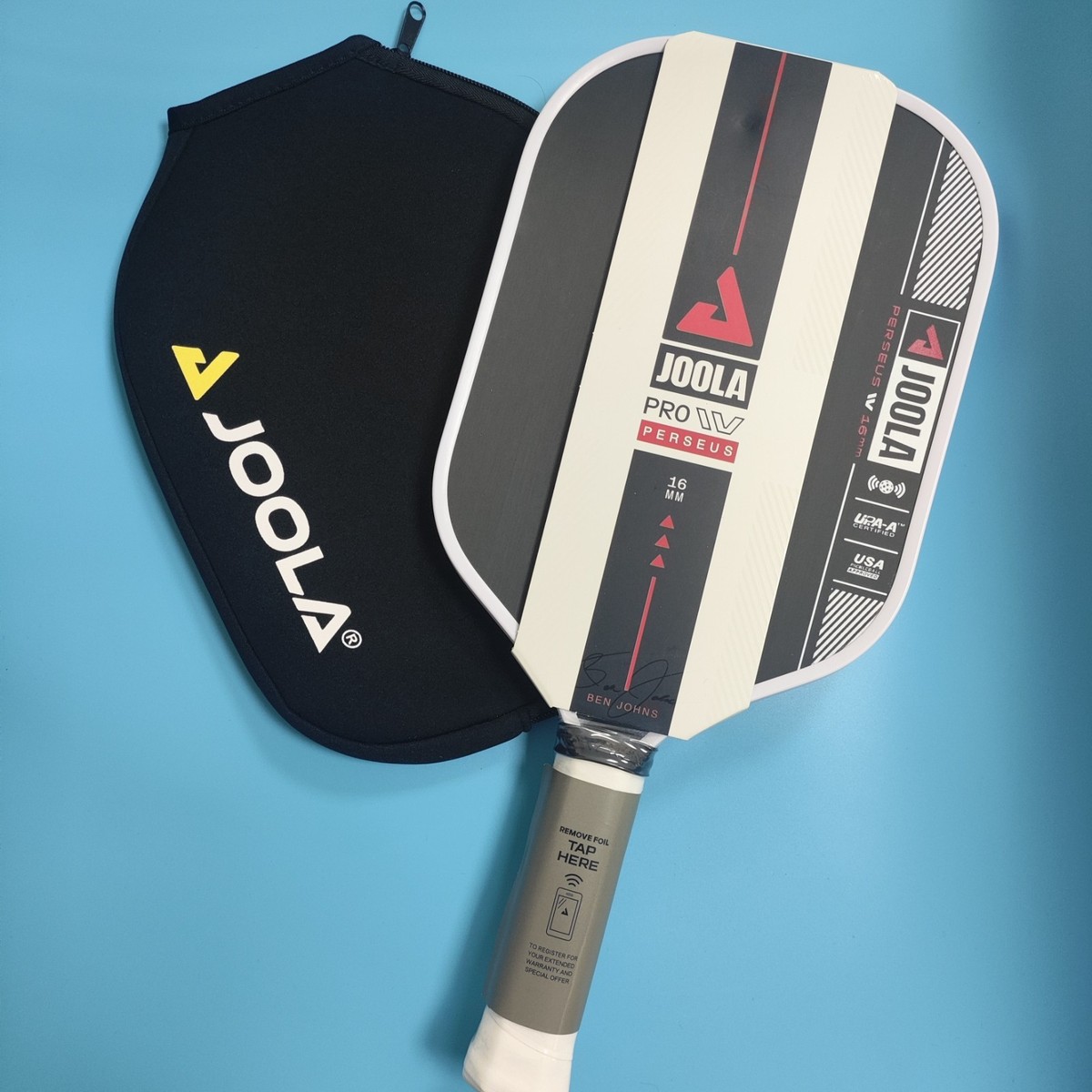 ピックルボール パドル PERSEUS IV T700生カーボンファイバー 16 PRO IV Perseus-Style Pickle Paddle 16mm JOOLA Technology