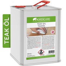 Nordicare Teak Oil 84 oz - Wood Oil for The Entire Indoor Area - Revives The O