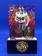 2025 Panini Mosaic 211 Cade Otton Purple Scope