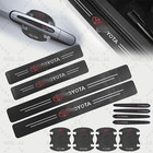 Car Truck Door Sill Scuff Plate Sticker Handle Bow Cover Accessories Protector