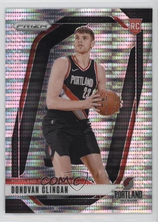 2024-25 Panini Prizm Pulsar Prizm Donovan Clingan #221 Rookie RC 07mp