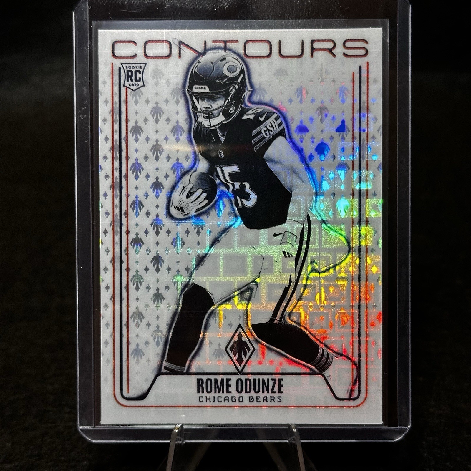 2024 Panini Phoenix Contours Rome Odunze #CON-ROE Pandora (RC)