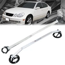Megan Race Front & Rear Upper Strut Bar Tower Brace For 98-05 GS300 GS400 GS430