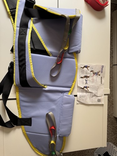Sit to Stand Padded Patient Lift Sling,500Lbs CLEAN Under Leg Straps