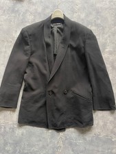 Issey Miyake 80s Oversized Shawl Collar Jacket Black Men L EK AFB