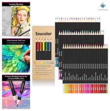 Colored Pencils Set 72 Vibrant Colors Pre-Sharpened Soft Core Art Supplies