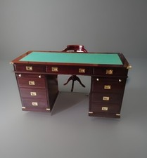 Occasione  scrivania Royal Navy stile marina in legno di mogano qualità