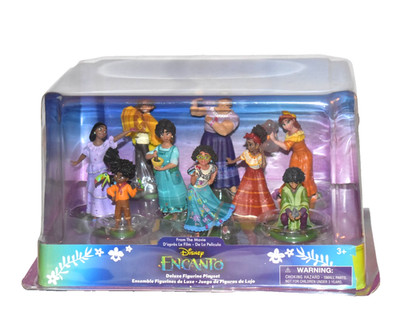 NEW! DISNEY ENCANTO (FROM THE MOVIE), DELUXE FIGURINE PLAYSET ~ SMALL BOX CRACK