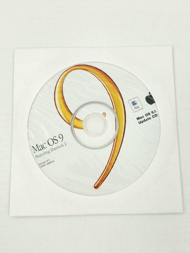 Apple Mac OS 9.1 Update CD Macintosh Operating System Sherlock 2 English