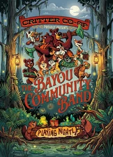 Tiana Bayou Community Band Critter Co Op Attraction Poster MATTE 11X17